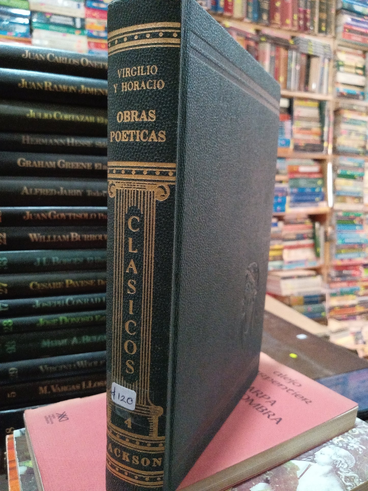 CLASICOS OBRAS POETICAS POR VIRGILIO Y HORACIO USADO HISTORIA ALDAMA