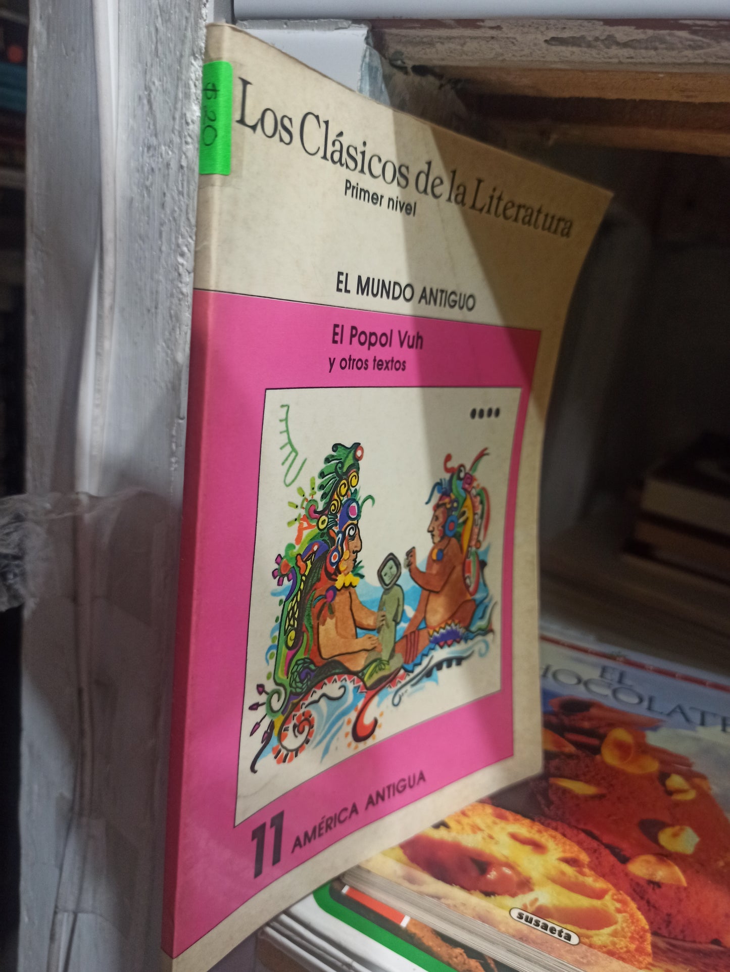 LOS CLASICOS DE LA LITERATURA EL POPOL VUN POR EDITORIAL FERNÁNDEZ USADO INFANTILES JUÁREZ