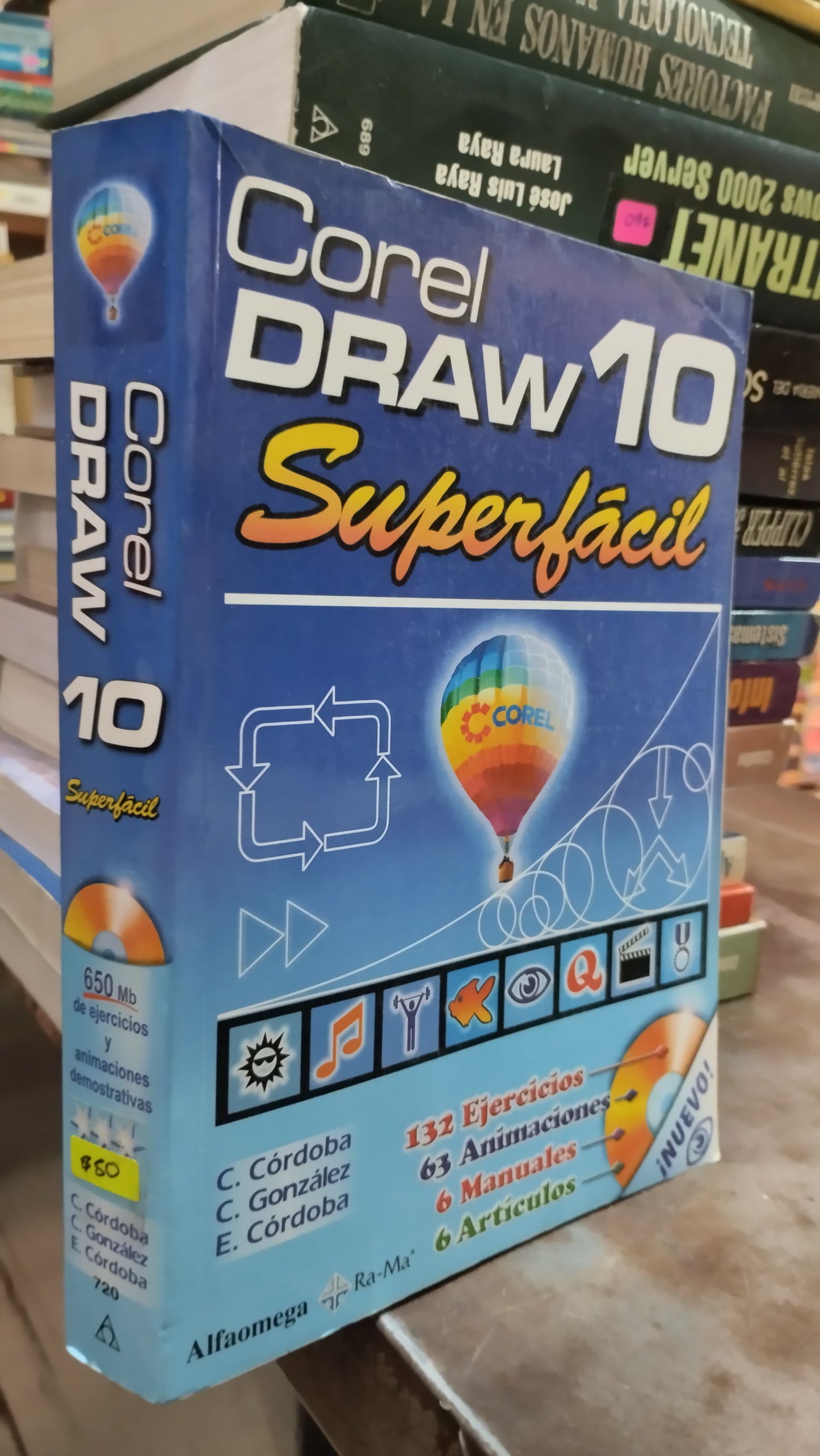 COREL DRAW 10 SUPERFACIL LIBRO USADO COMPUTACION ALDAMA