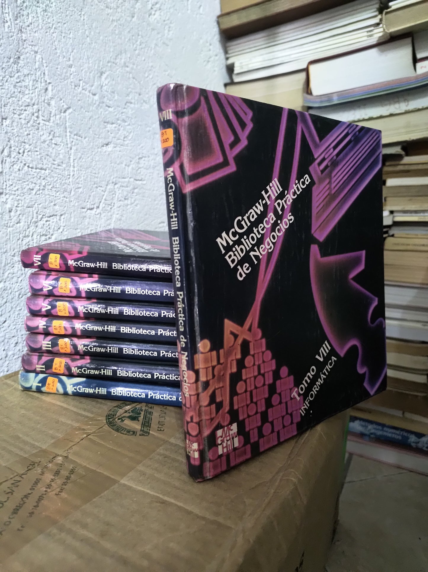 BIBLIOTECA PRACTICA DE NEGOCIOS POR EDITORIAL MCGRAWHILL USADO ADMINISTRACION JUAREZ 515 8 TOMOS POR $200