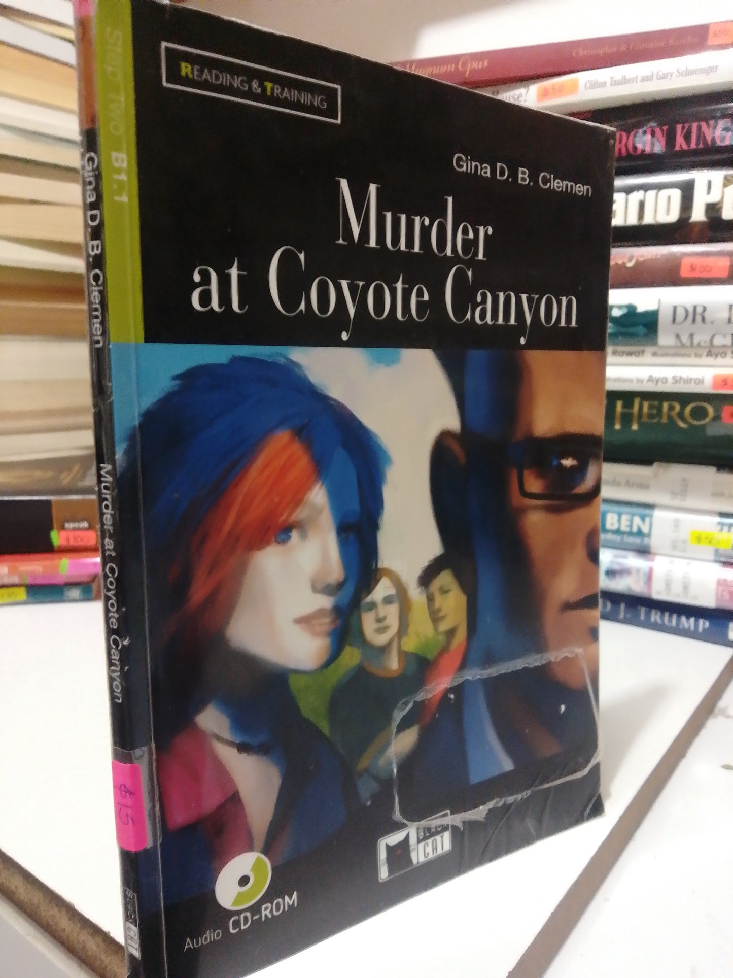 MURDER AT COYOTE CANYON POR GINA D.B.CLEMEN USADO IDIOMAS JUAREZ