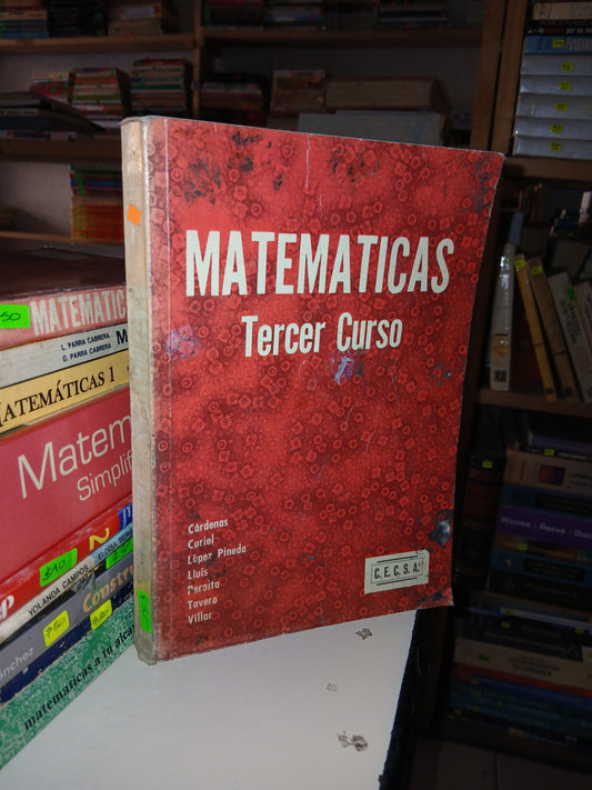MATEMÁTICAS TERCER CURSO (VARIOS AUTORES) USADO MATEMÁTICAS LITERARIO 207
