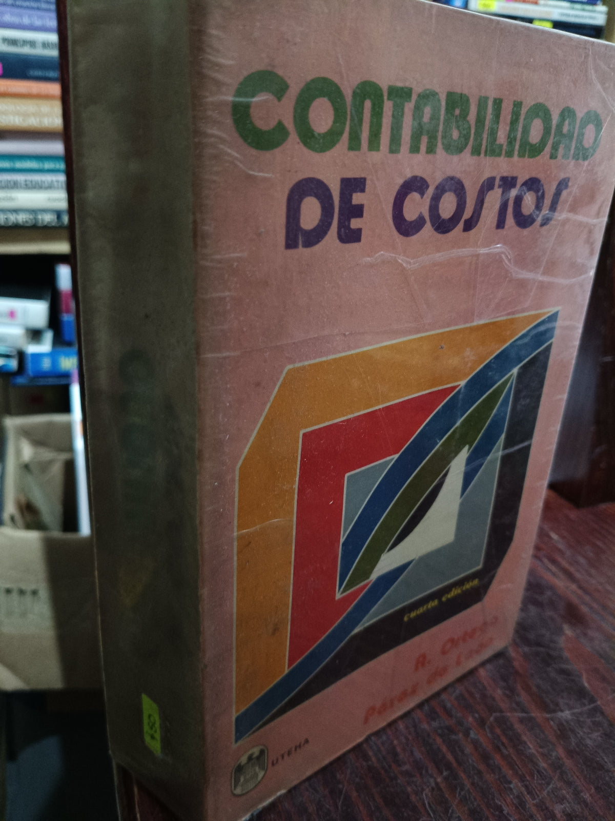 CONTABILIDAD DE COSTOS A. ORTEGA PEREZ DE LEON USADO ADMINISTRACION LITERARIO 305