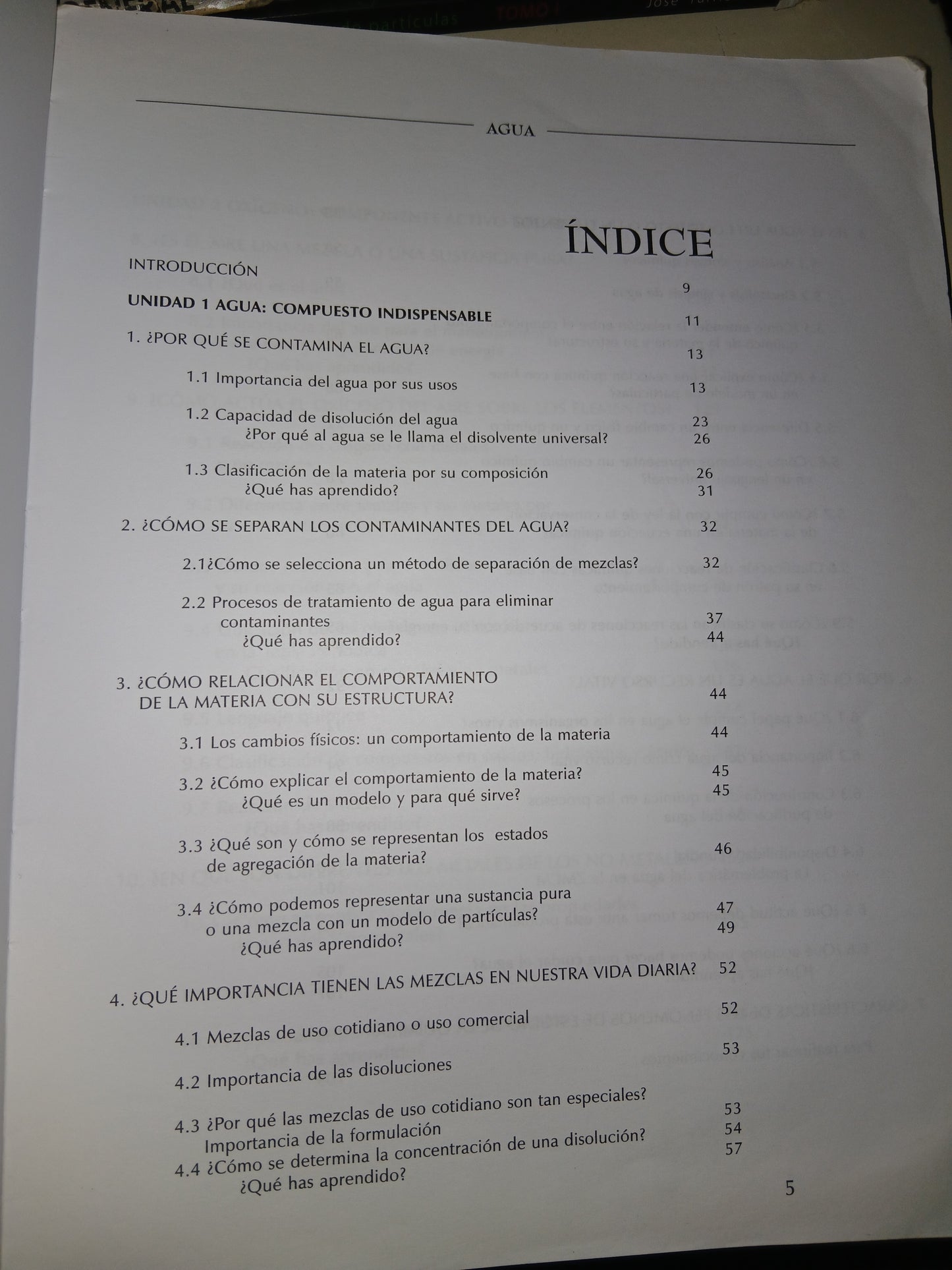 QUÍMICA I. AGUA Y OXÍGENO POR GALICIA, ORTA Y ZOREDA USADO QUÍMICA LITERARIO 207