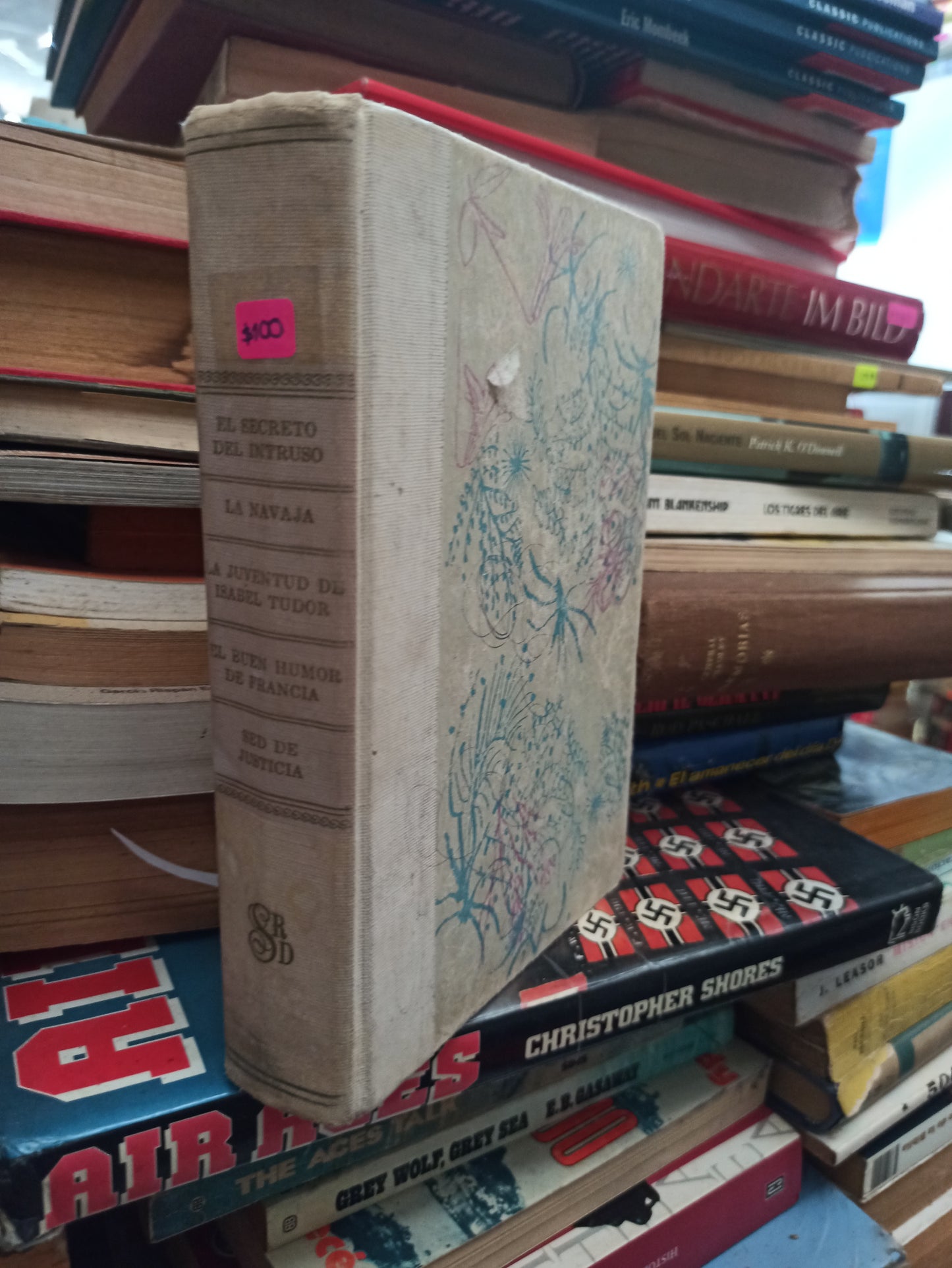 EL SECRETO DEL INTRUSO LA NAVAJA LA JUVENTUD DE ISABEL TUDOR Y OTROS POR HELEN FOWLER HARRIETTE ARNOW Y MÁS USADO NOVELAS ALDAMA