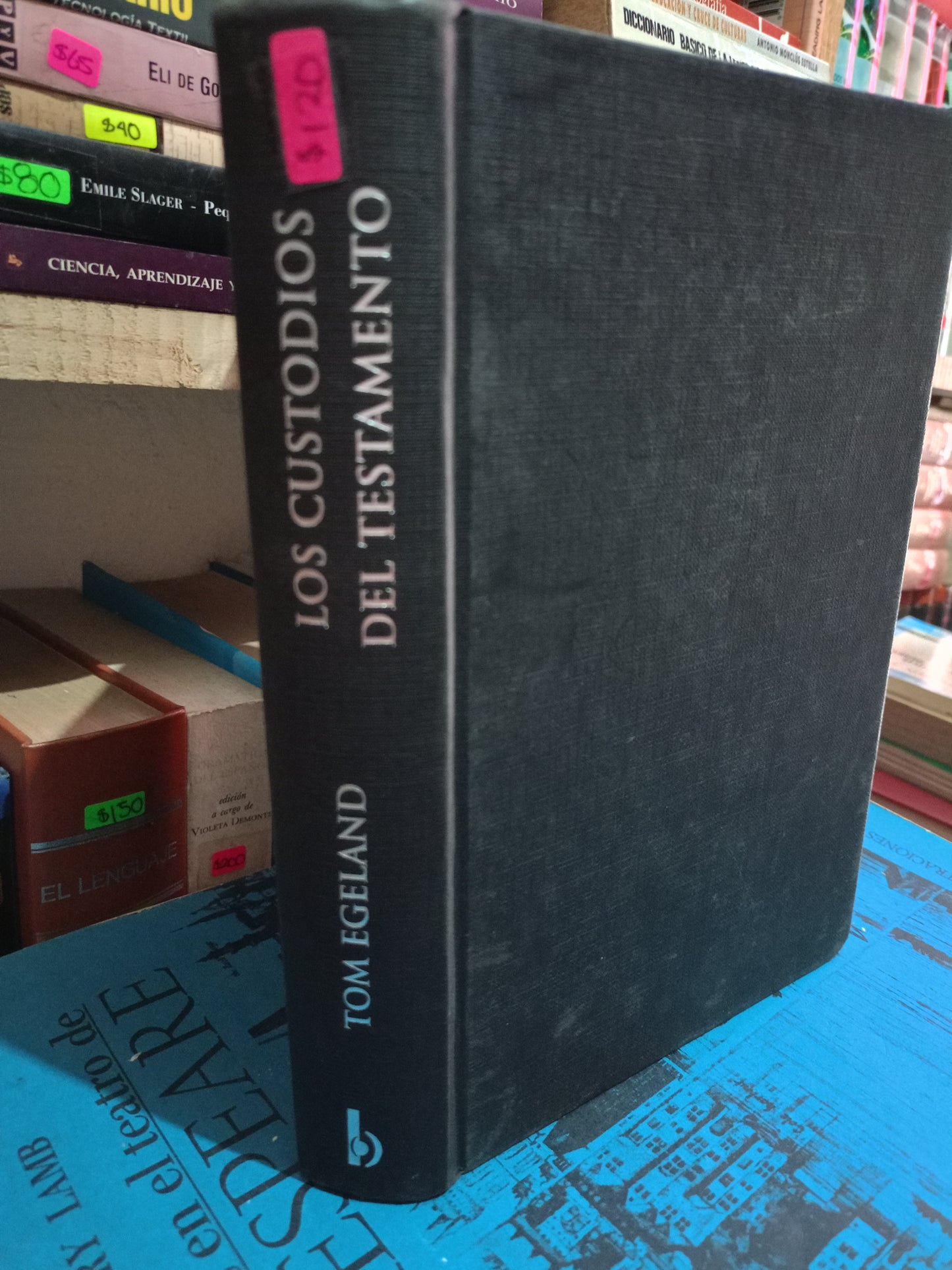 LOS CUSTODIOS DEL TESTAMENTO POR TOM EGELAND USADO NOVELA LITERARIO 305