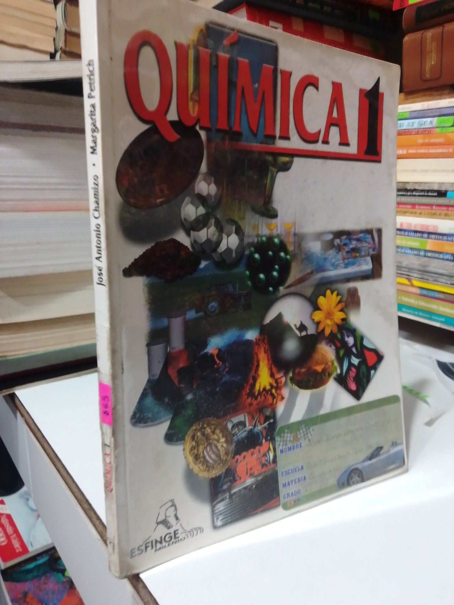 QUIMICA 1 POR JOSE ANTONIO CHAMIZO USADO QUIMICA JUAREZ
