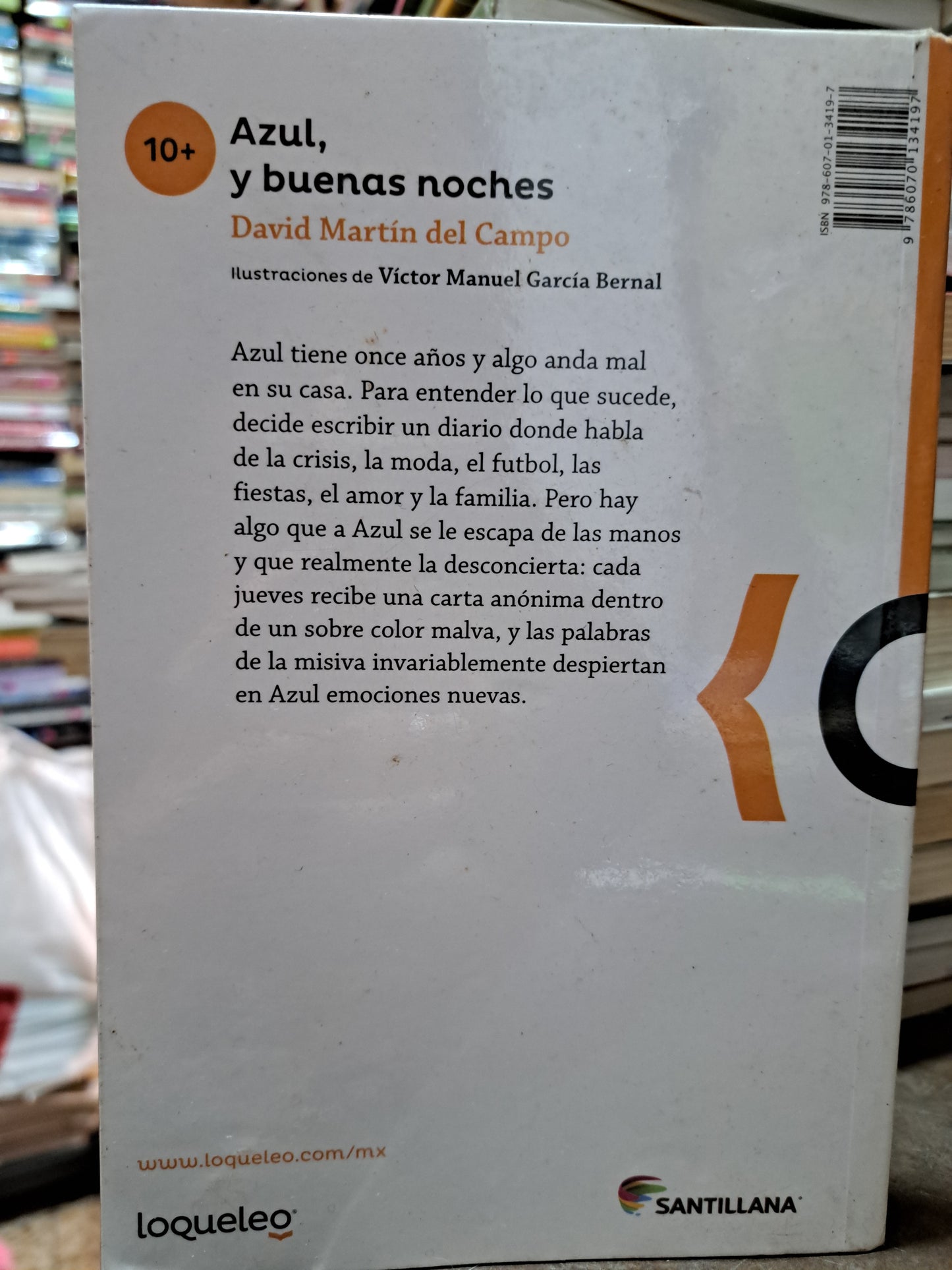 AZUL, Y BUENAS NOCHES DAVID MARTÍN DEL CAMPO USADO INFANTIL ALDAMA
