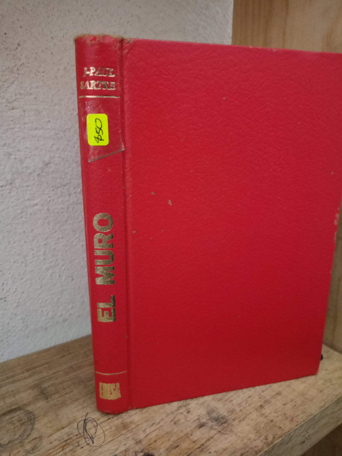 EL MURO JEAN PAUL SARTRE USADO NOVELA LITERARIO 305