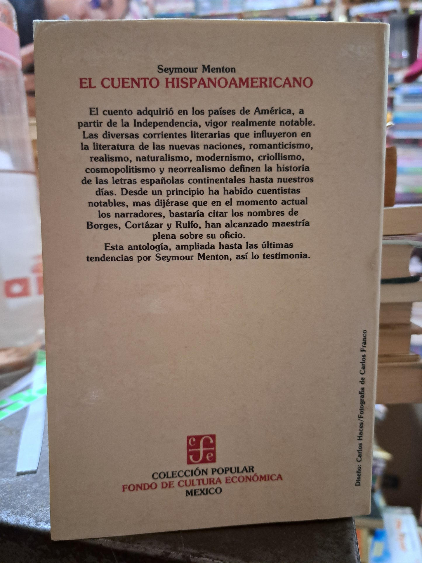 EL CUENTO HISPANOAMERICANO SEYMOUR MENTON USADO NOVELA ALDAMA
