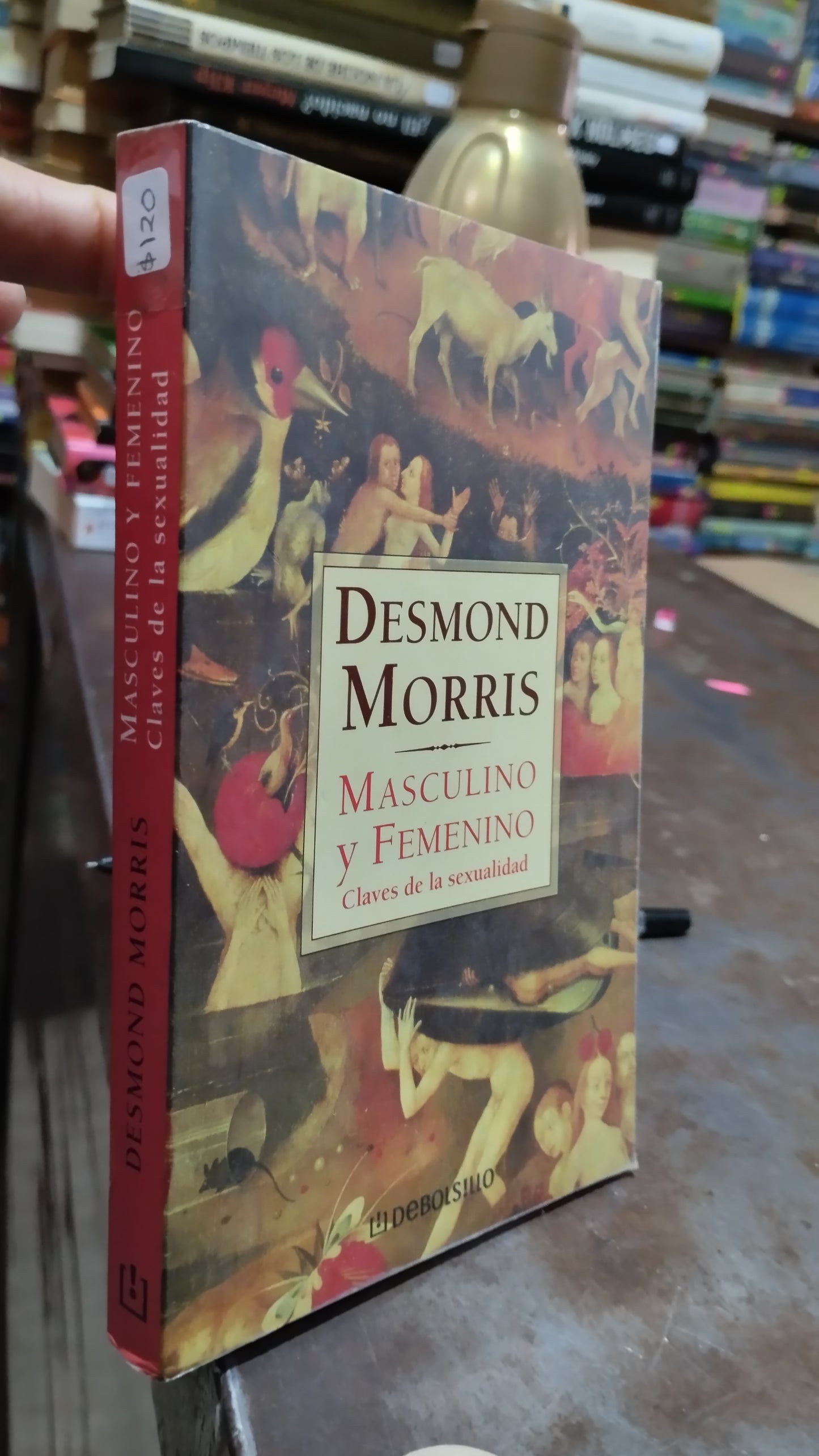 MASCULINO Y FEMENINO POR DESMOND MORRIS LIBRO USADO NOVELAS ALDAMA