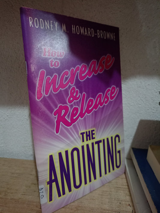 HOW TO INCREASE Y RELEASE THE ANOINTING USADO IDIOMAS LITERARIO 305