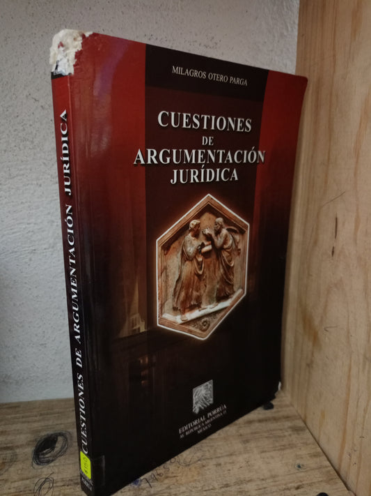 CUESTIONES DE ARGUMENTACIÓN JURÍDICA POR MILAGROS OTERO PARGA USADO DERECHO LITERARIO 305