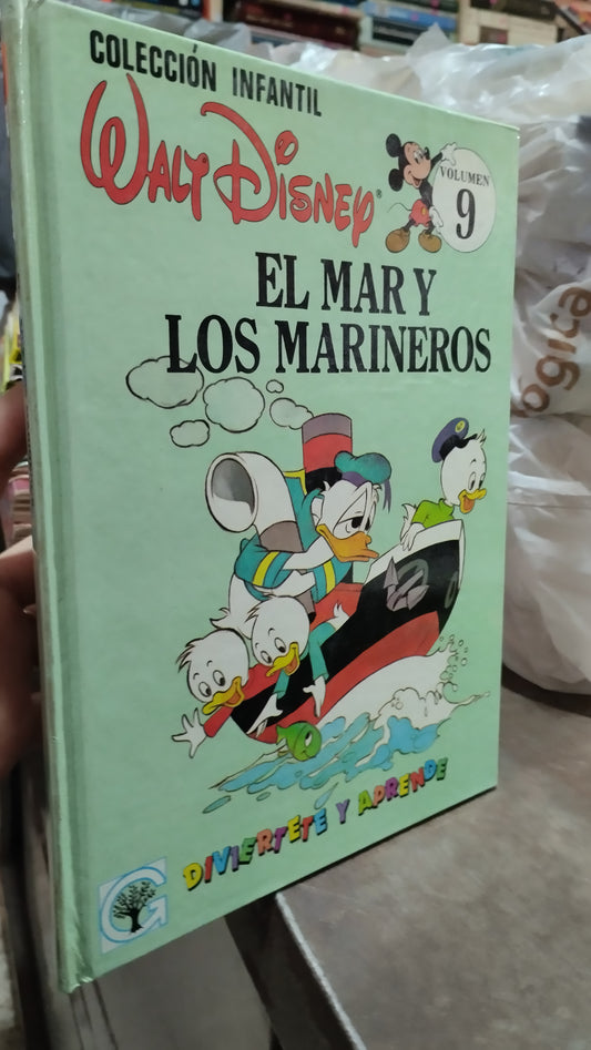 EL MAR Y LOS MARINEROS POR EDITORIAL GROLIER LIBRO USADO INFANTIL ALDAMA