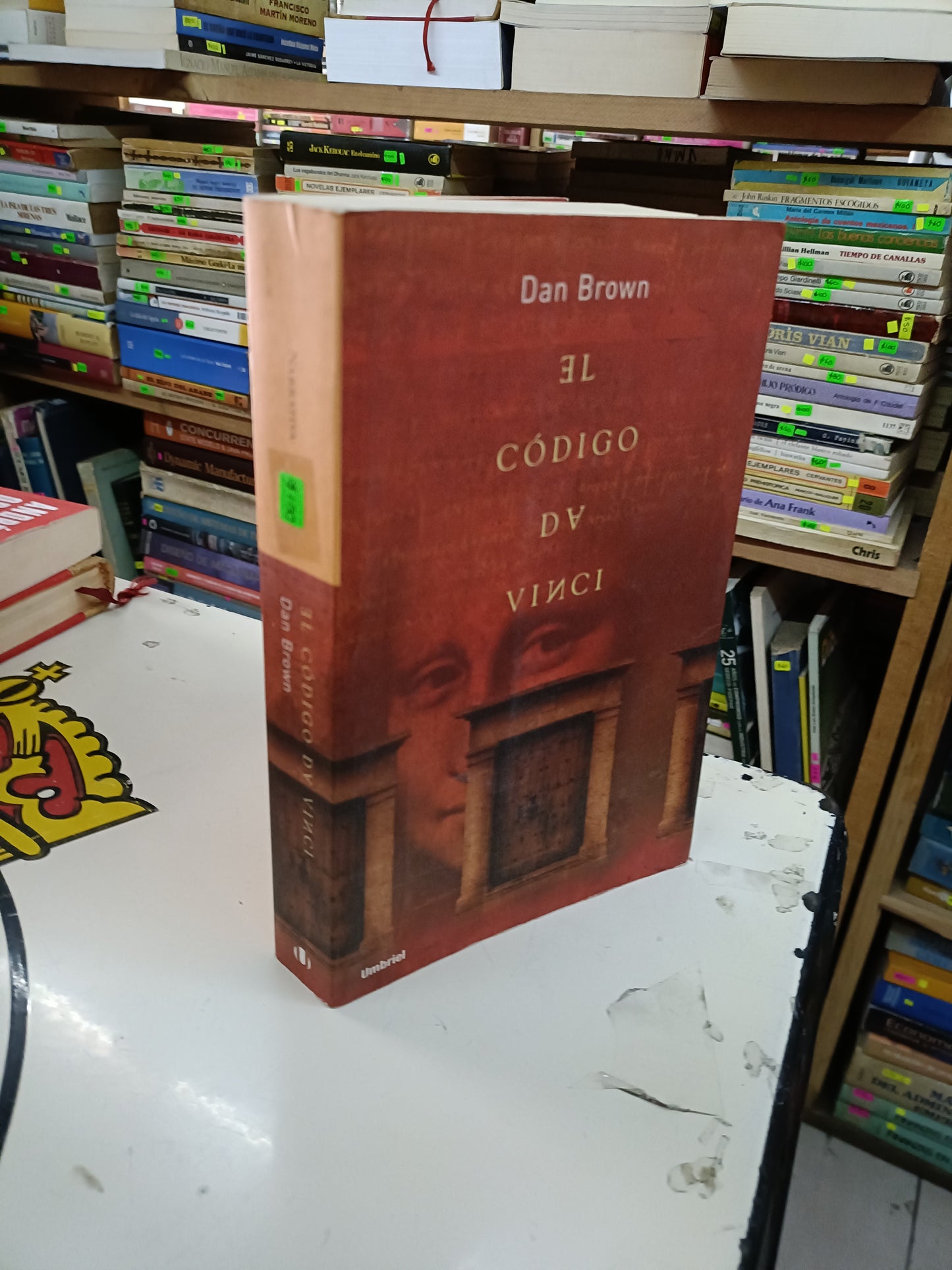 EL CÓDIGO DA VINCI POR DAN BROWN USADO NOVELA LITERARIO 207