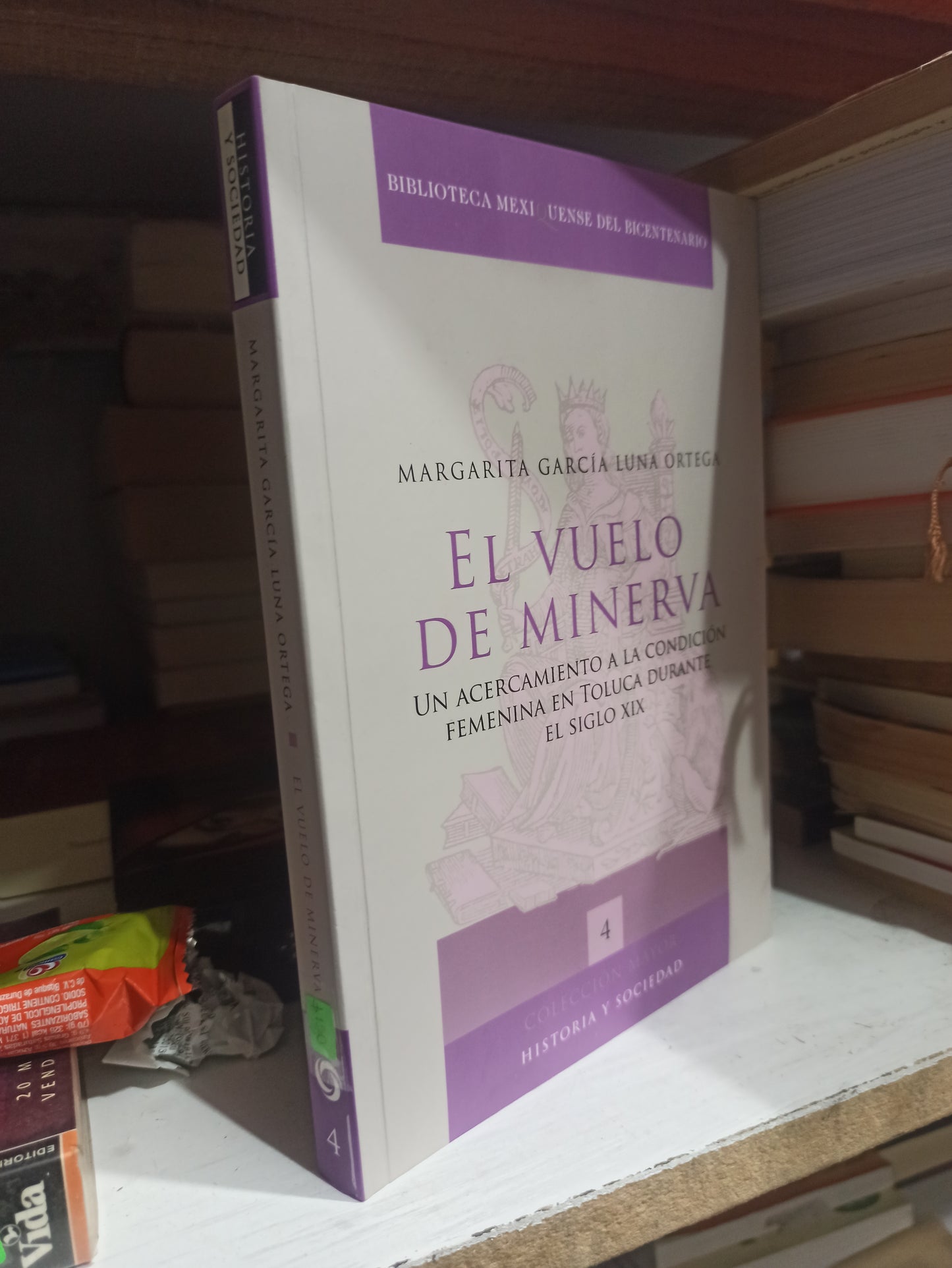 EL VUELO DE MINERVA POR MARGARITA GARCIA LUNA USADO HISTORIA JUÁREZ