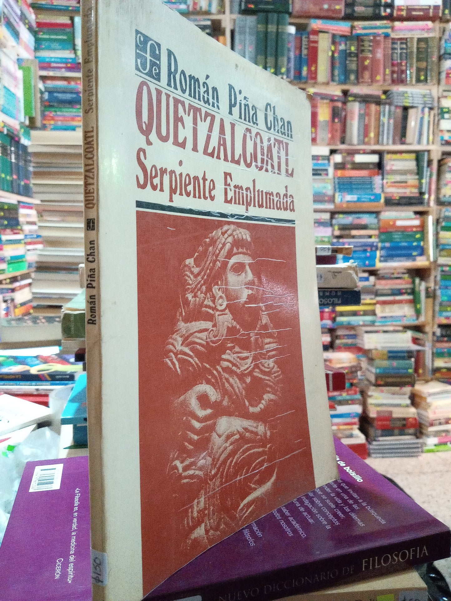 QUETZALCOATL SERPIENTE EMPLUMADA POR ROMAN PIÑA CHAN USADO USADO SOCIOLOGIA ALDAMA
