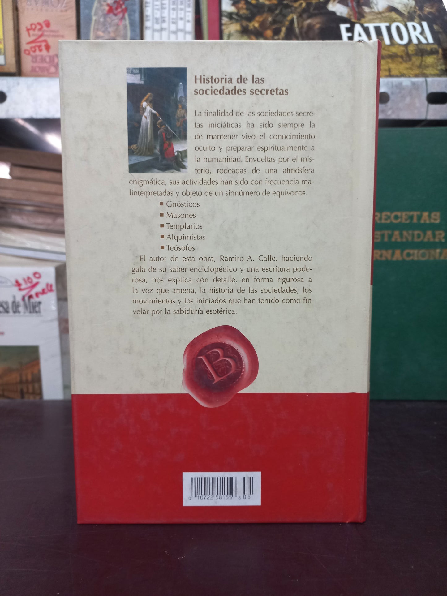 HISTORIA DE LAS SOCIEDADES SECRETAS POR RAMIRO A. CALLE USADO HISTORIA LITERARIO 305
