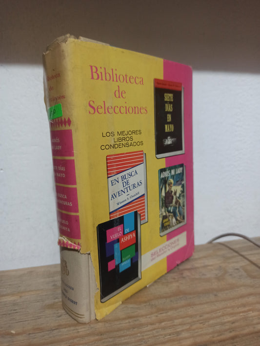 ADIOS MI LADY SIETE DIAS EN MAYO EN BUSCA DE AVENTURAS Y EL VUELO DE ASHIYA POR VARIOS AUTORES USADO NOVELAS JUÁREZ
