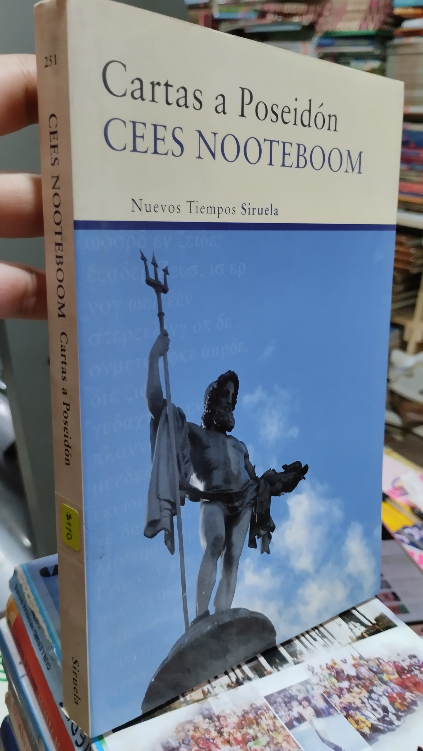 CARTAS A POSEIDON POR NUEVOS TIEMPOS SIRUELA LIBRO USADO NOVELAS ALDAMA