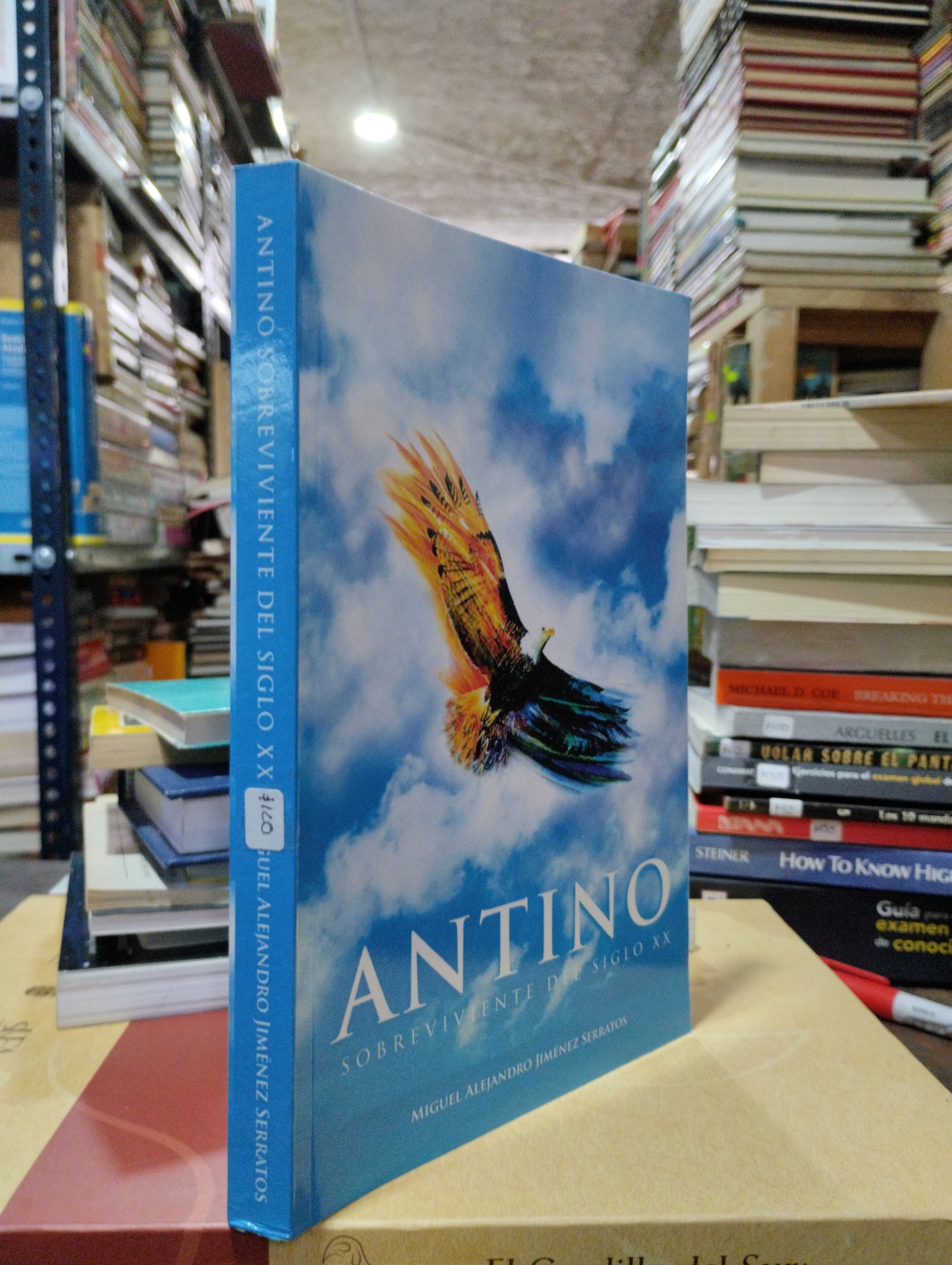 ANTINO SOBREVIVIENTE DEL SIGLO XX POR MIGUEL ALEJANDRO JIMENEZ SERRATAS USADO NOVELAS ALDAMA