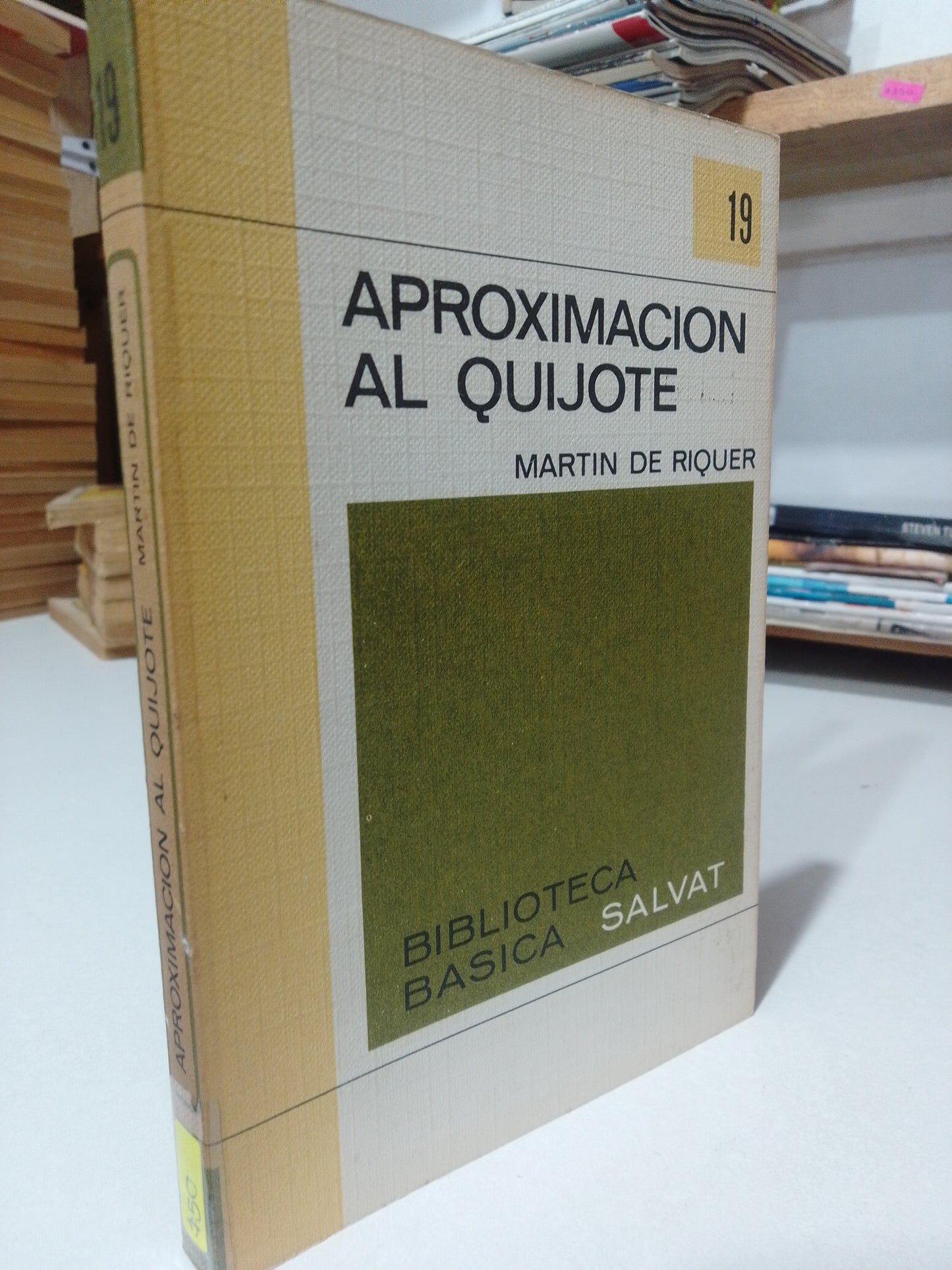 APROXIMACION AL QUIJOTE POR MARTIN DE RIQUER USADO NOVELA JUAREZ