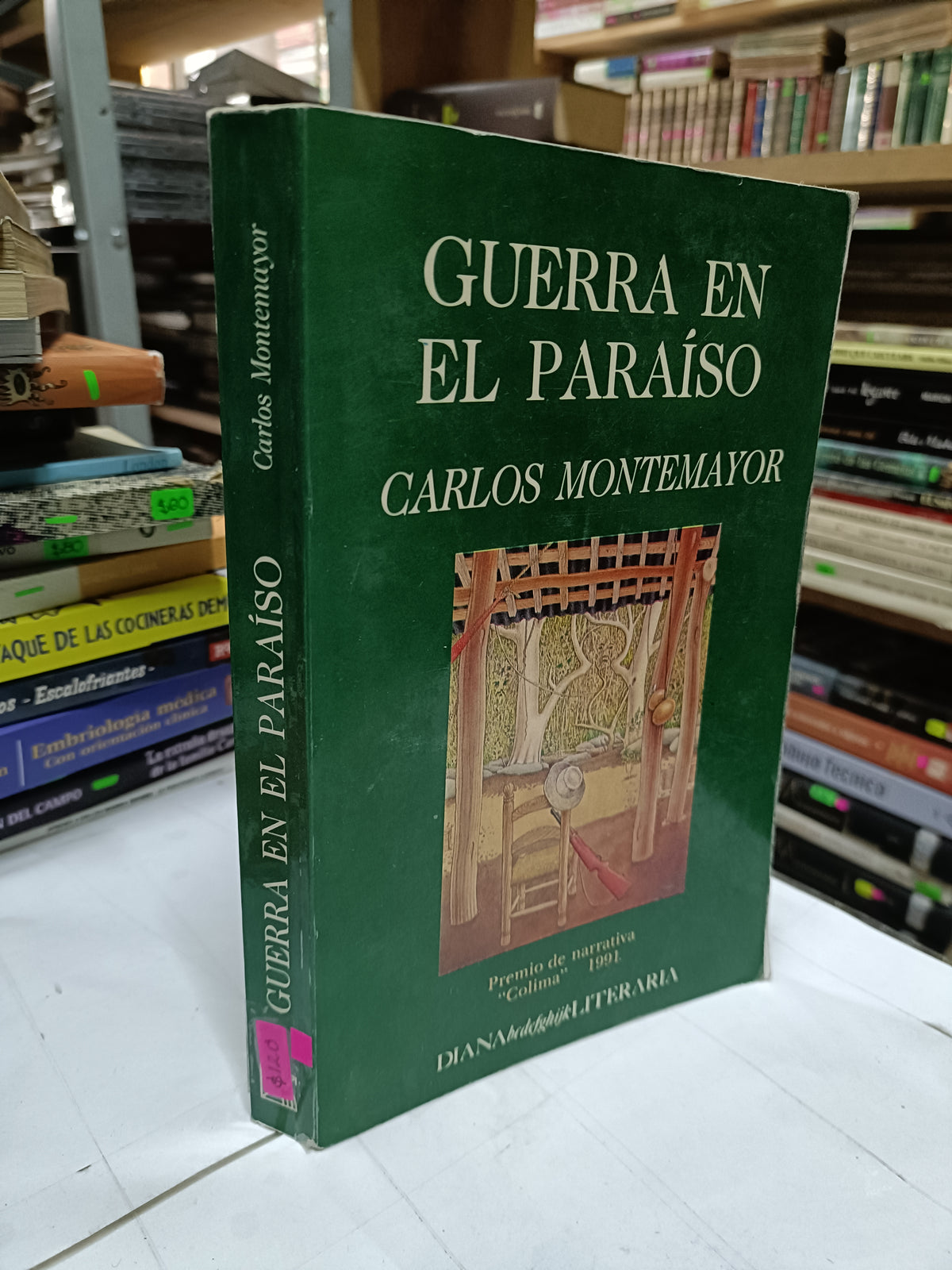 GUERRA EN EL PARAISO POR CARLOS MONTEMAYOR USADO NOVELA LITERARIO 207