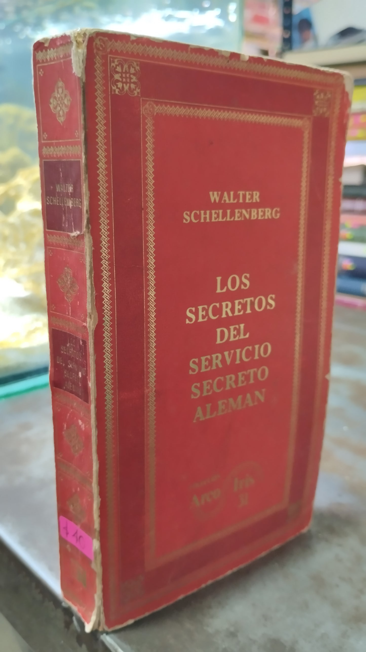 LOS SECRETOS DEL SERVICIO SECRETO ALEMAN POR WALTER SCHELLENBERG LIBRO USADO NOVELAS ALDAMA