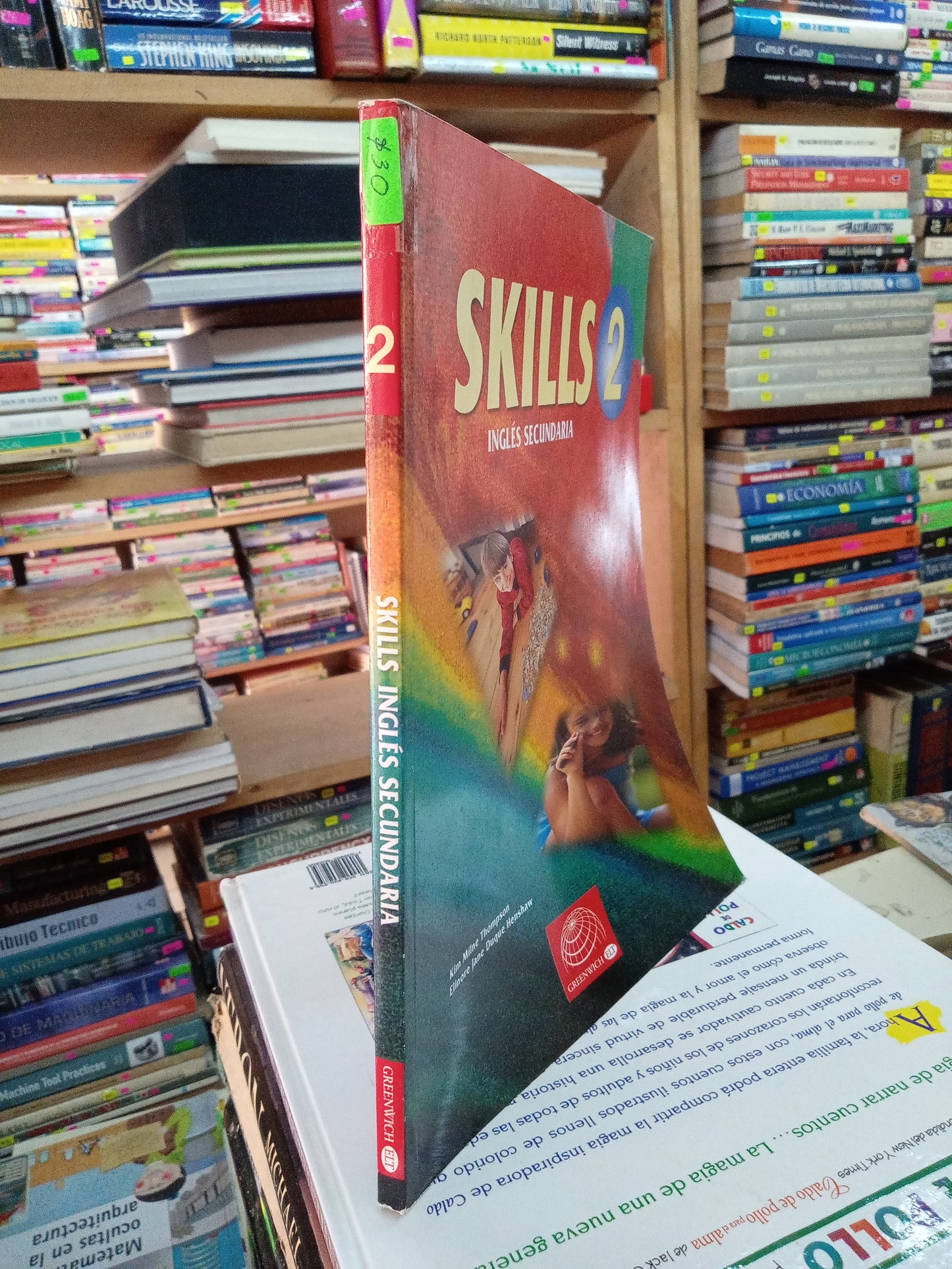 SKILLS II INGLES SECUNDARIA POR KIM MILNW THOMPSON USADO IDIOMAS LITERARIO 207