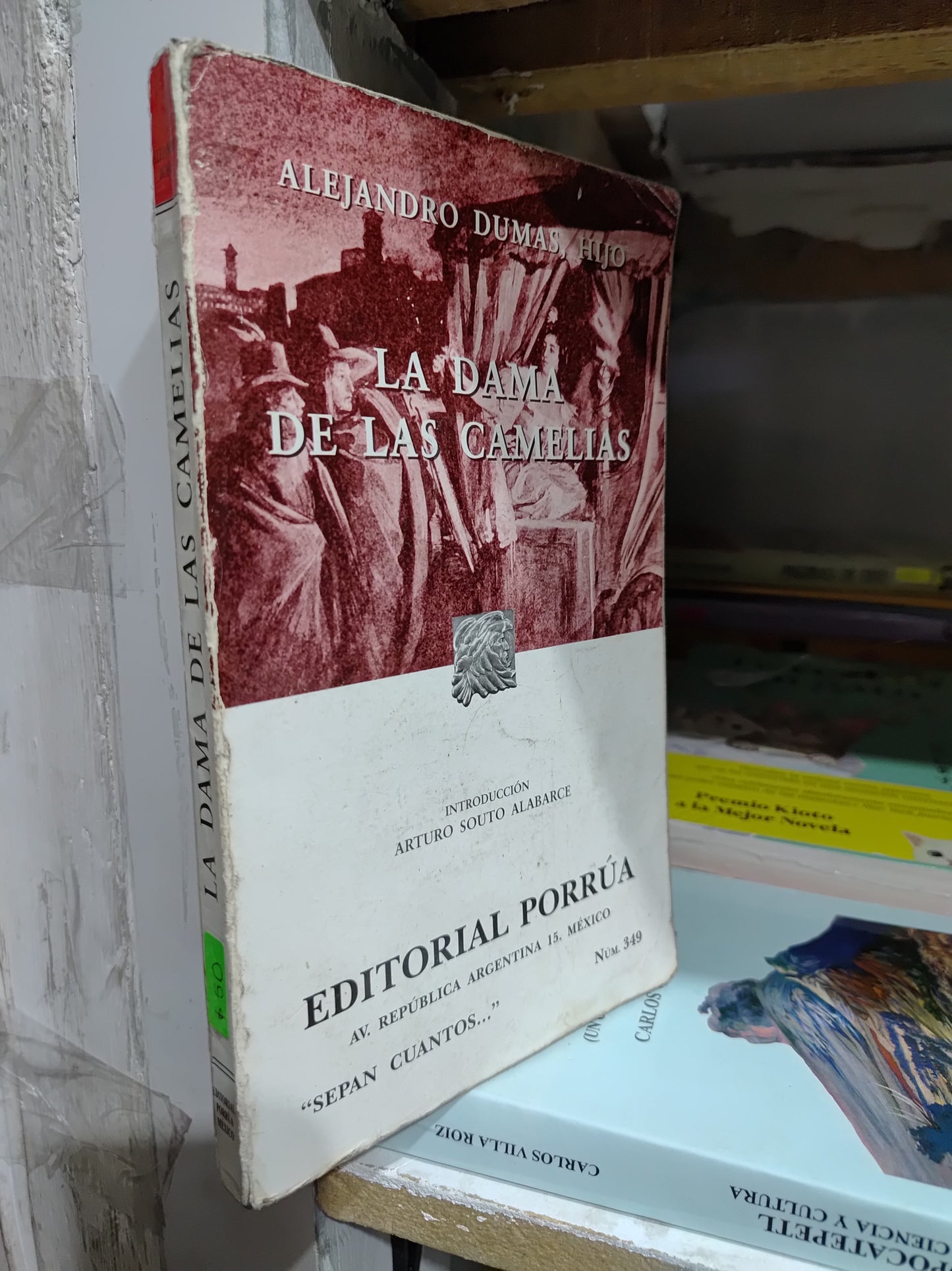 LA DAMA DE LAS CAMELIAS POR ALEJANDRO DUMAS HIJO USADO NOVELAS JUAREZ