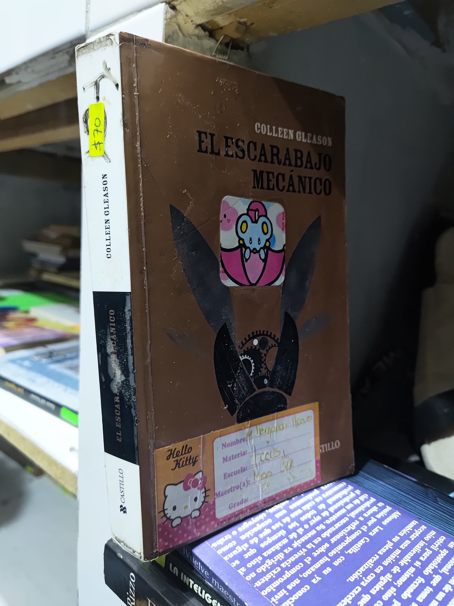 EL ESCARABAJO MECANICO POR COLLEEN GLEASON USADO NOVELAS JUAREZ