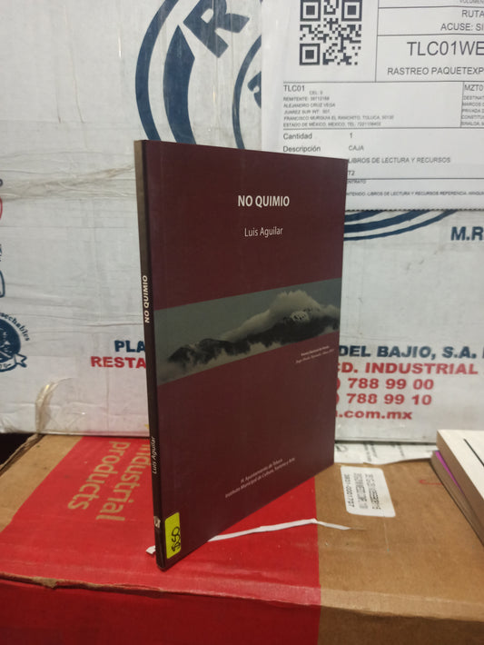 NO QUIMO POR LUIS AGUILAR USADO NOVELAS JUÁREZ