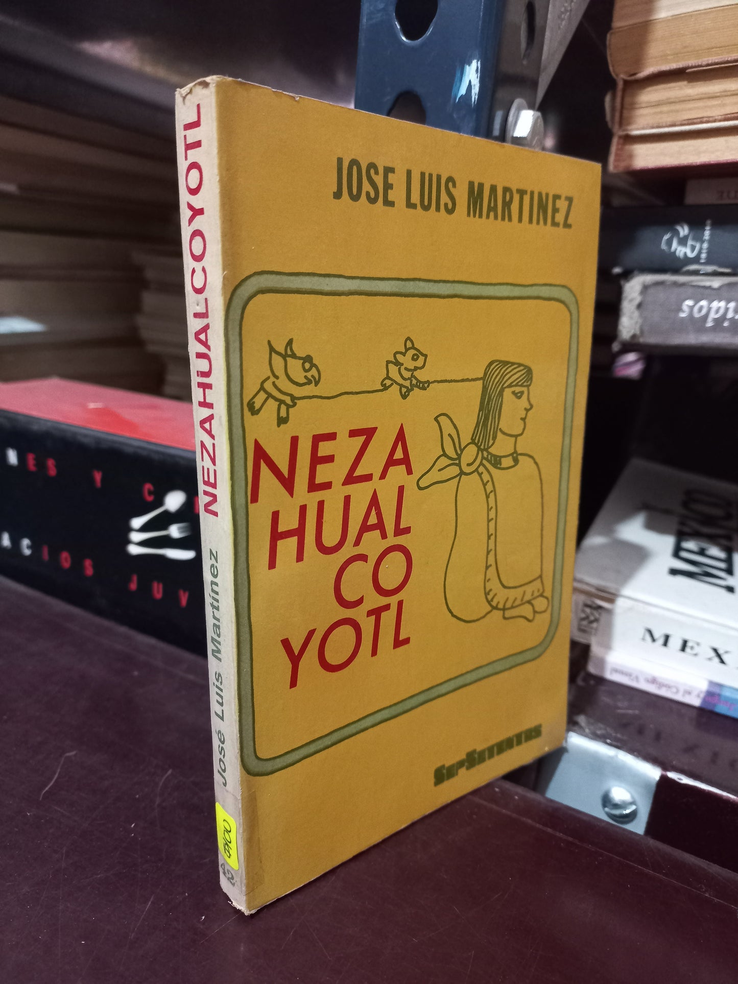 NEZAHUALCOYOTL POR JOSE LUIS MARTINEZ USADO HISTORIA LITERARIO 305