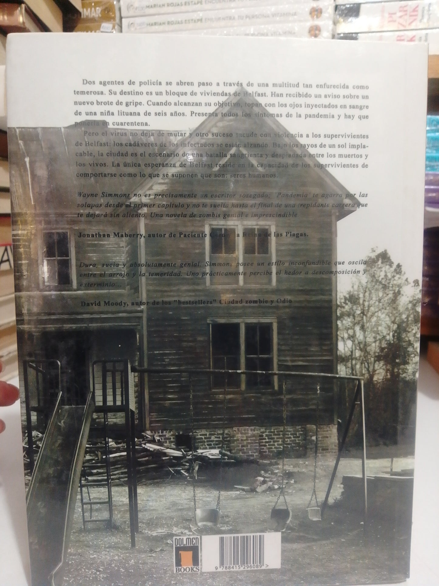 PANDEMIA POR WAYNE SIMMONS USADO NOVELA JUAREZ