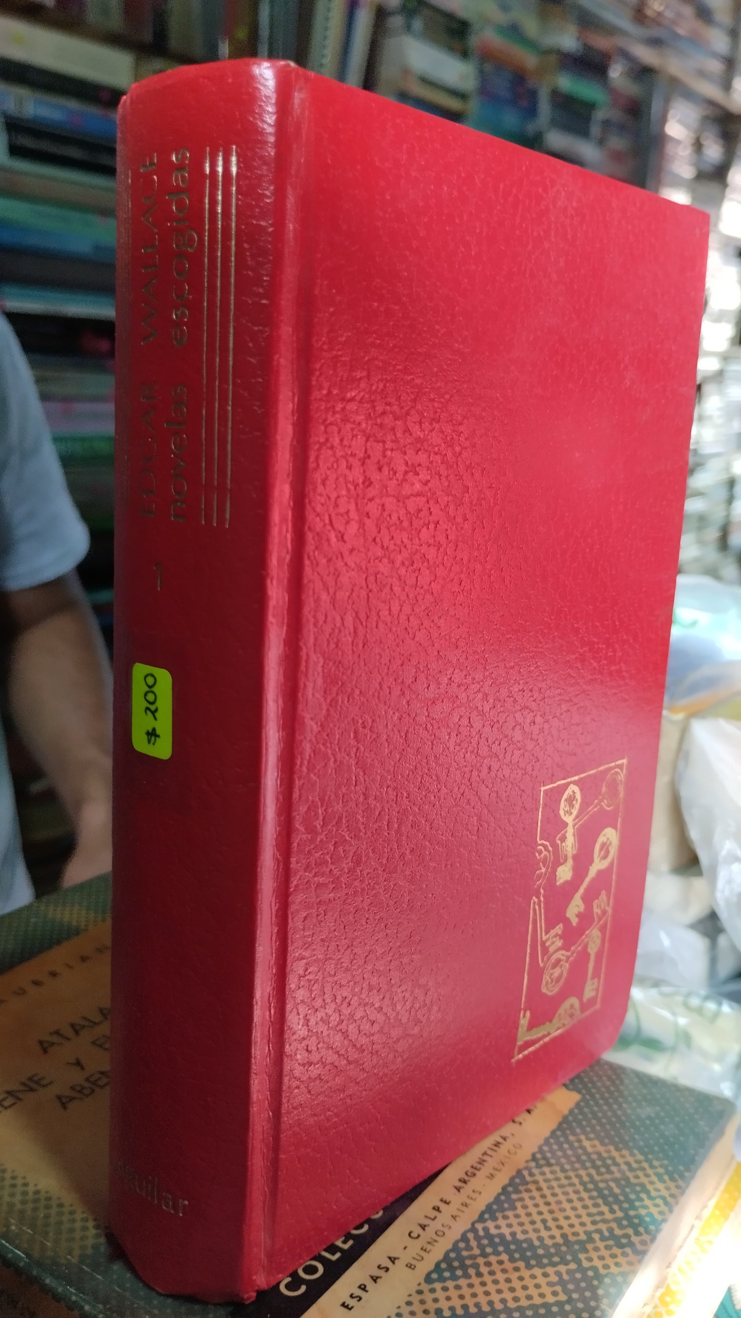 NOVELAS ESCOGIDAS POR EDGAR WALLACE LIBRO USADO ANTIGUO ALDAMA