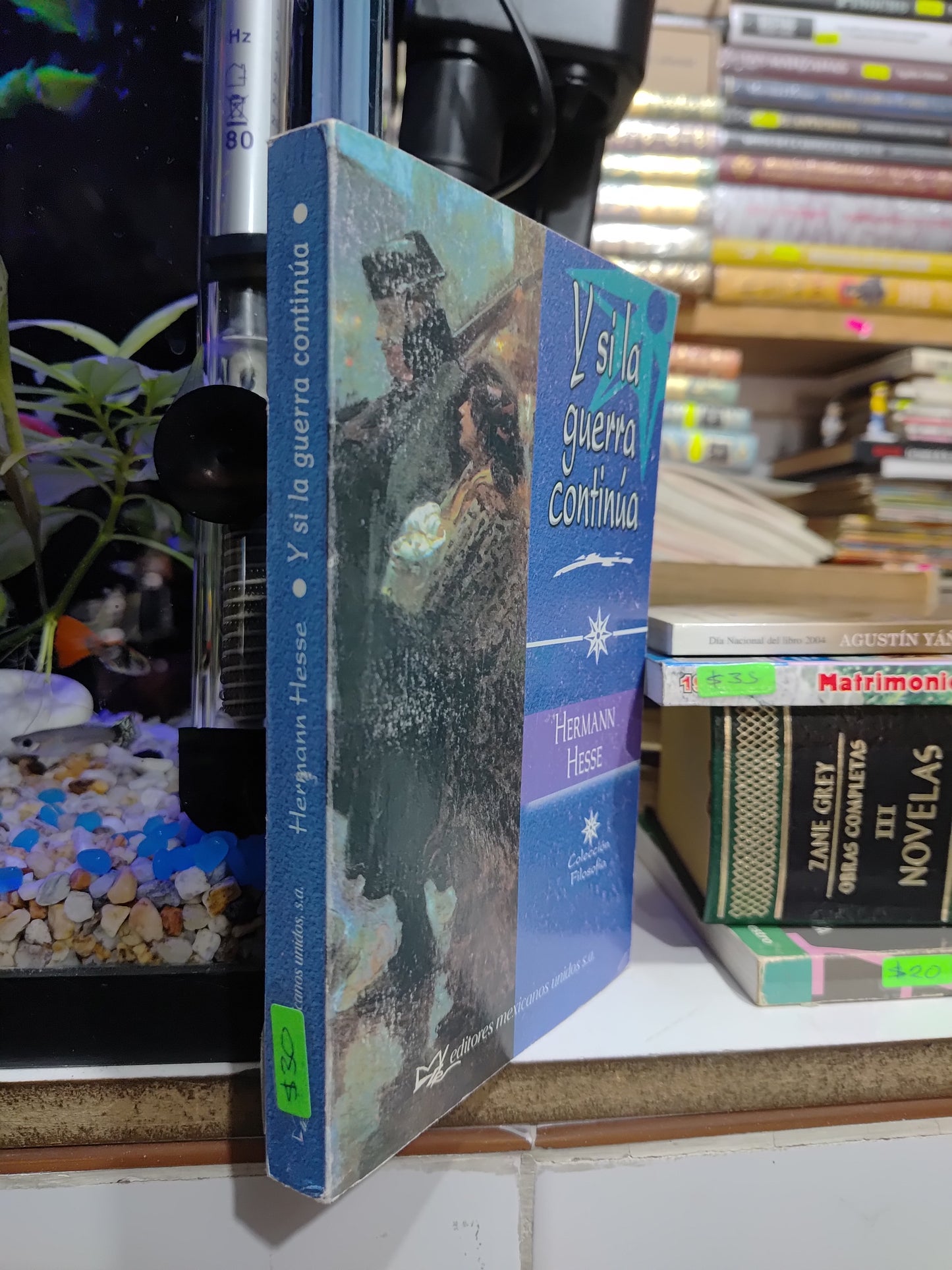 Y SI LA GUERRA CONTINUA POR HERMAN HESSE USADO NOVELAS JUAREZ