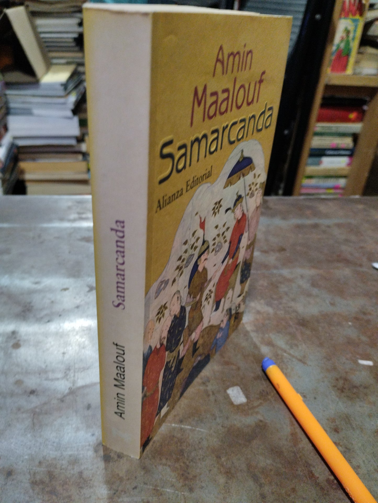 SAMARCANDA POR AMIN MAALOUF USADO NOVELAS ALDAMA