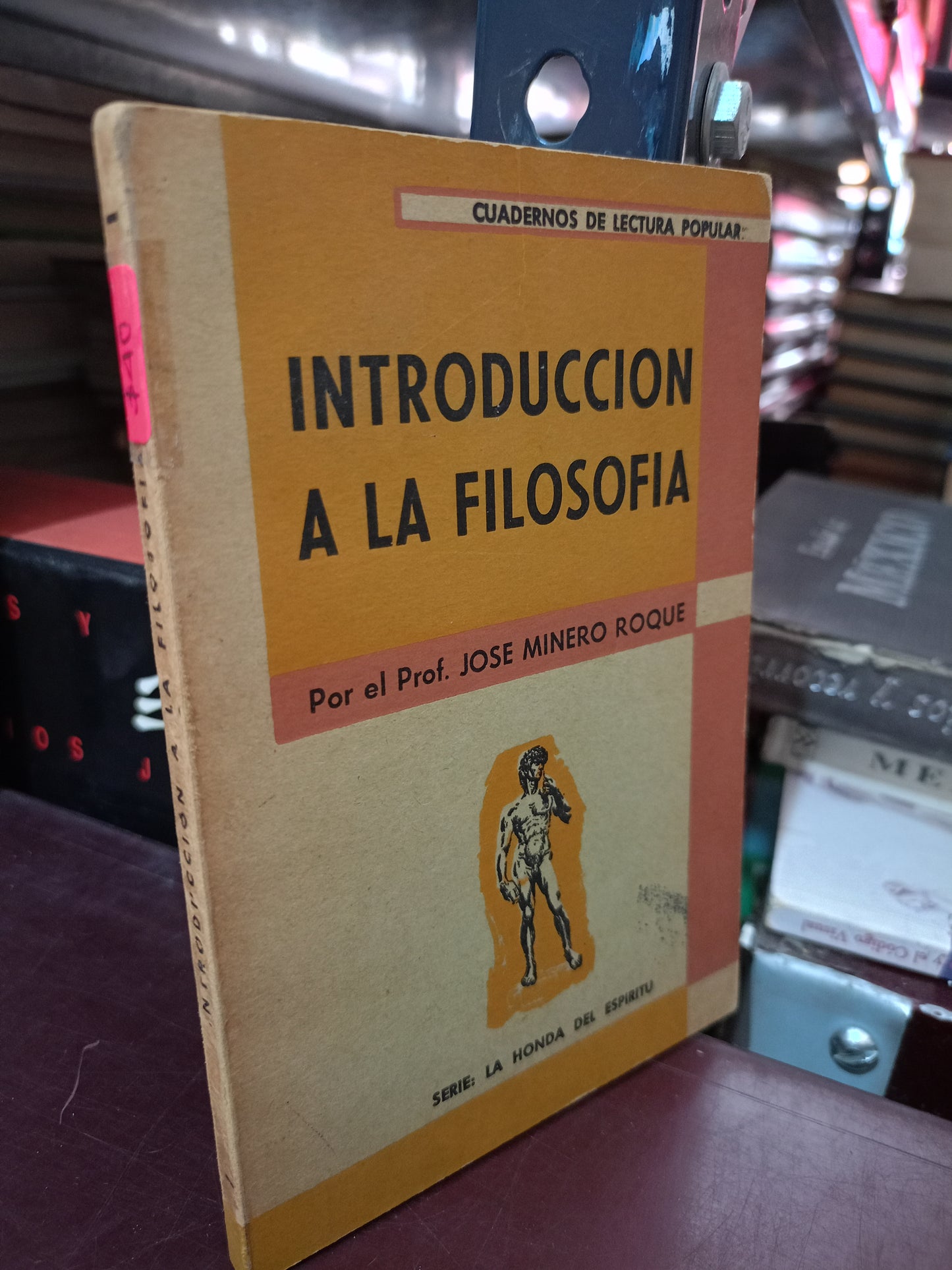 INTRODUCCIÓN A LA FILOSOFÍA POR JOSE MINERO ROQUE USADO FILOSOFIA LITERARIO 305