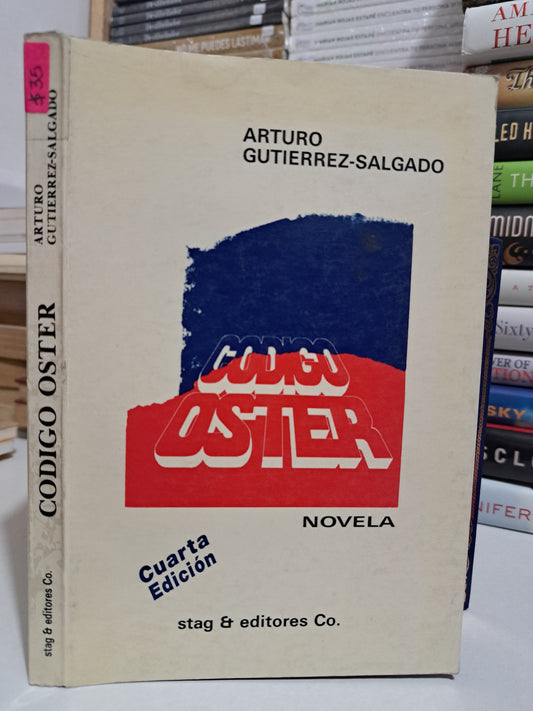 CÓDIGO OSTER ARTURO GUTIERREZ-SALGADO USADO NOVELA JUÁREZ