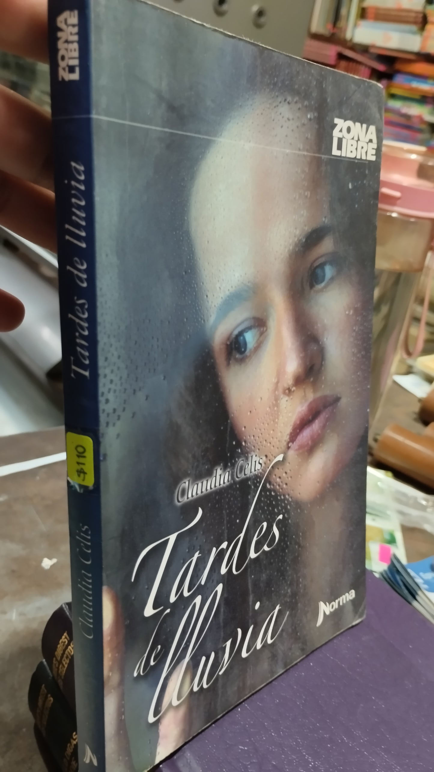 TARDES DE LLUVIA POR CLAUDIA CELIS LIBRO USADO NOVELAS ALDAMA
