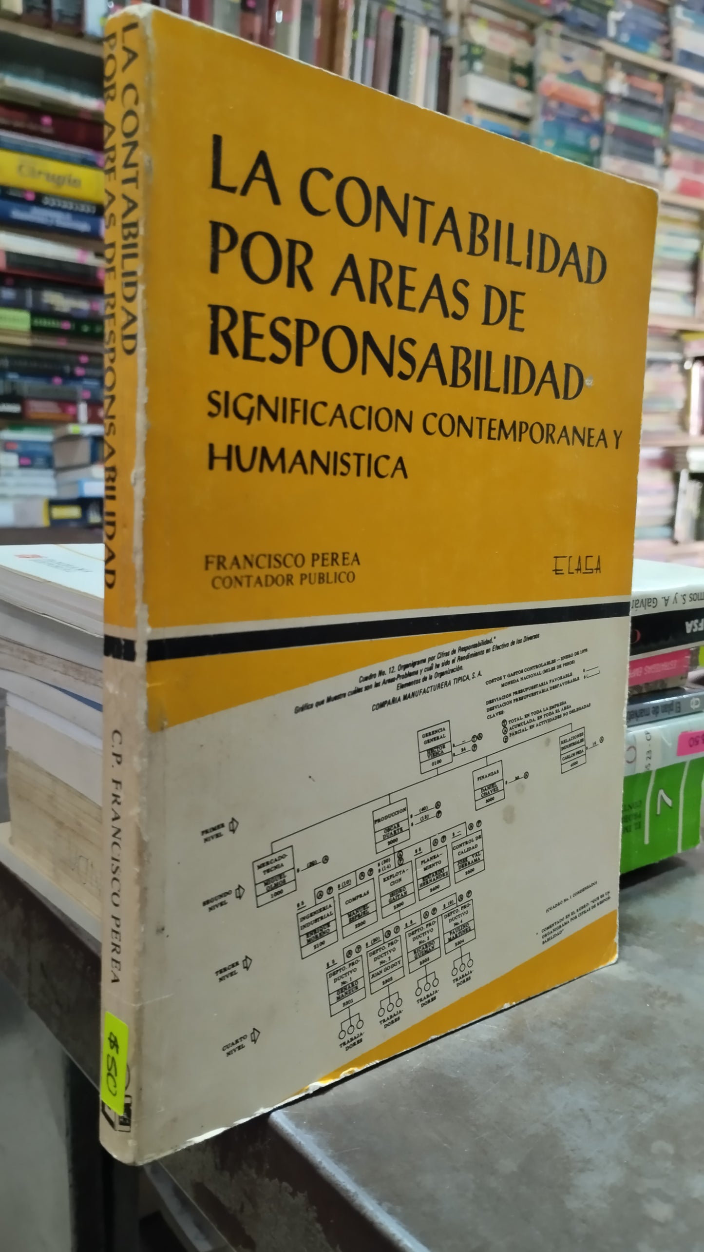 LA CONTABILIDAD POR AREAS DE RESPONSABILIDAD POR FRANCISCO PEREA LIBRO USADO ADMINISTRACION ALDAMA