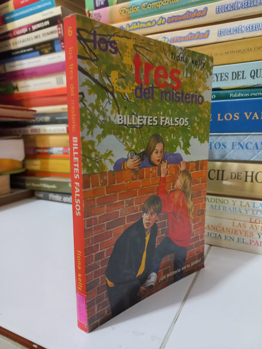 LOS TRES DEL MISTERIO BILLETES FALSOS POR FIONA KELLY USADO NOVELA JUÁREZ