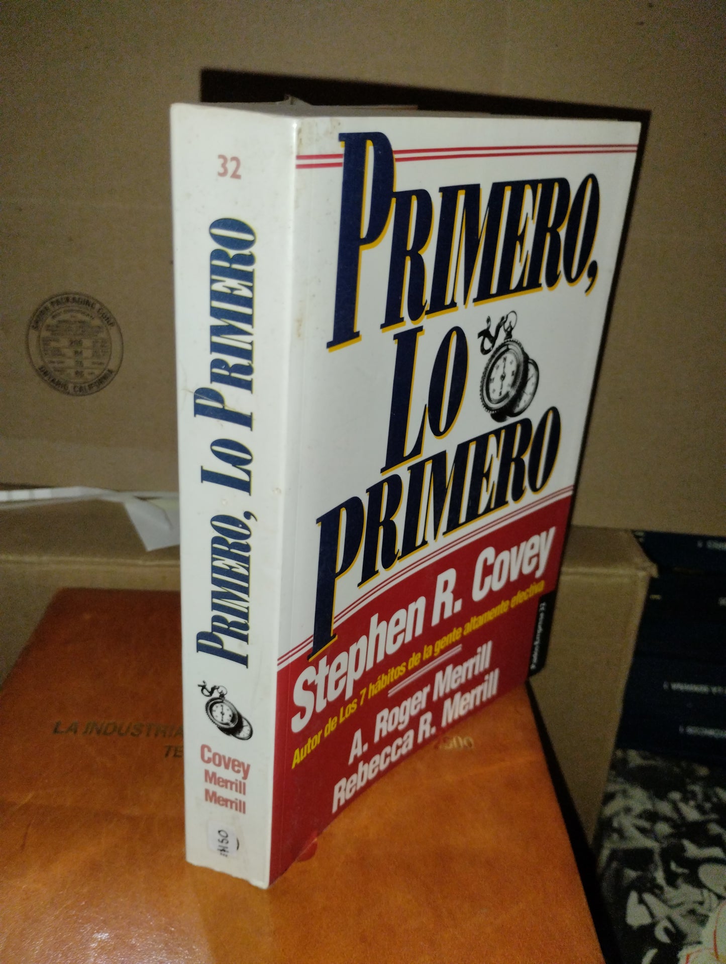PRIMERO LO PRIMERO PR STEPHEN R. COVEY USADO SUPERACION PERSONAL ALDAMA