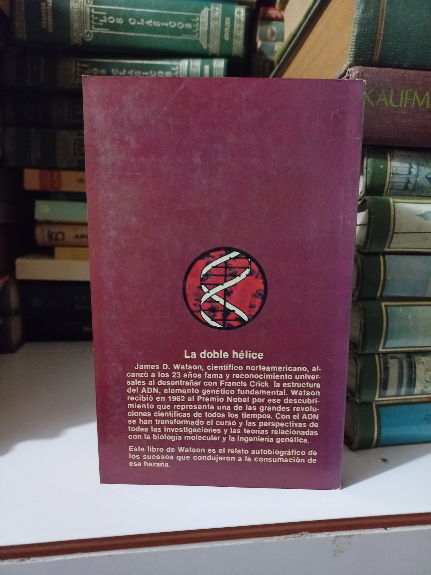 LA DOBLE HÉLICE POR JAMES D. WATSON USADO NOVELA JUÁREZ