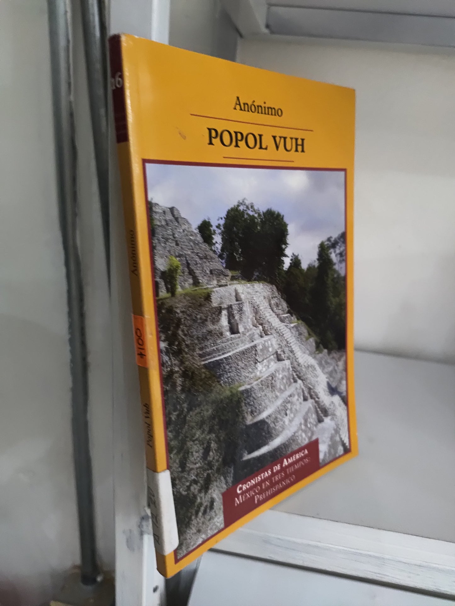 POPOL VUH TOMO 16 POR ANONIMO USADO HISTORIA JUAREZ 515