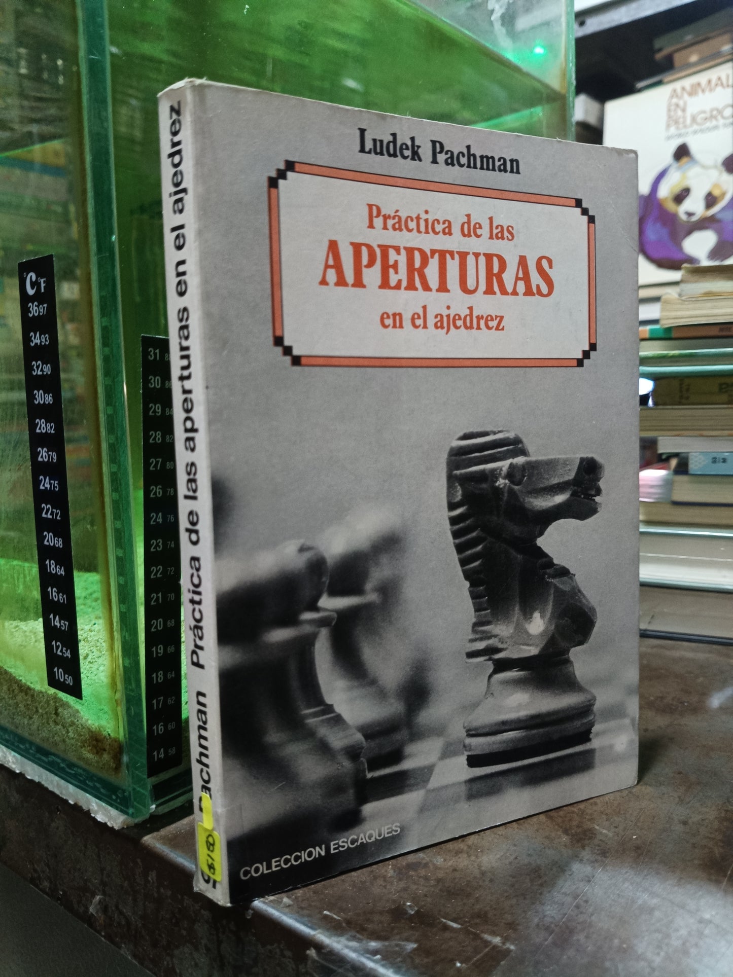 PRACTICA DE LAS APERTURAS EN EL AJEDREZ POR LUDEK PACHMAN USADO DEPORTES ALDAMA