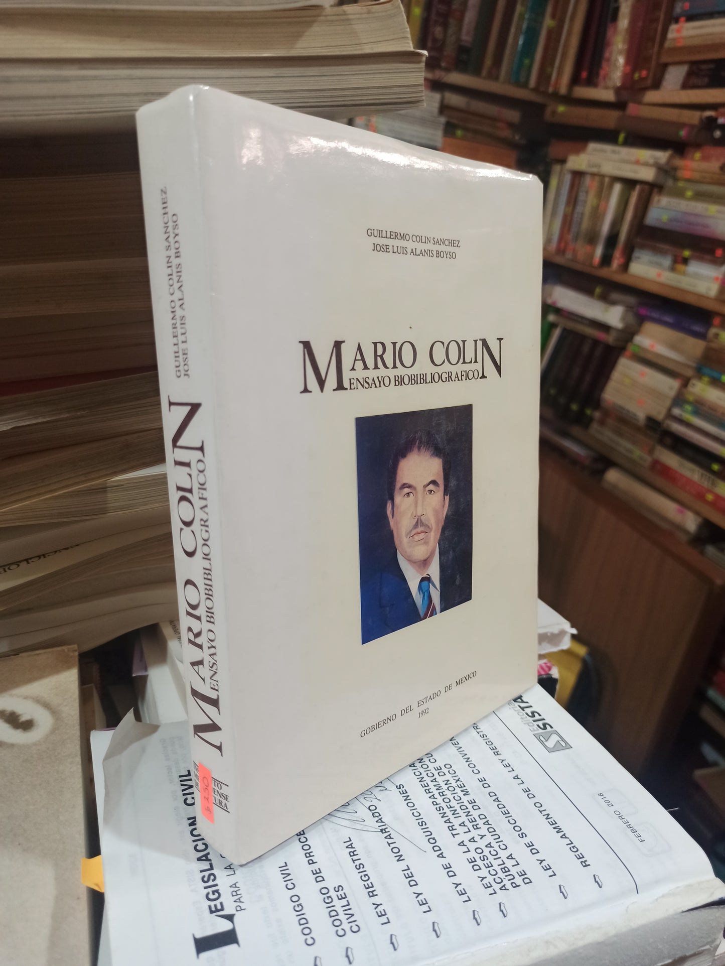 MARIO COLIN ENSAYO BIBLIOGRAFICO POR GUILLERMO COLIN SANCHEZ USADO ANTIGUOS ALDAMA