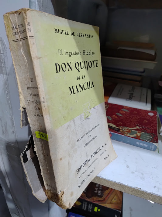 DON QUIJOTE DE LA MANCHA POR MIGUEL DE CERVANTES USADO NOVELAS JUAREZ