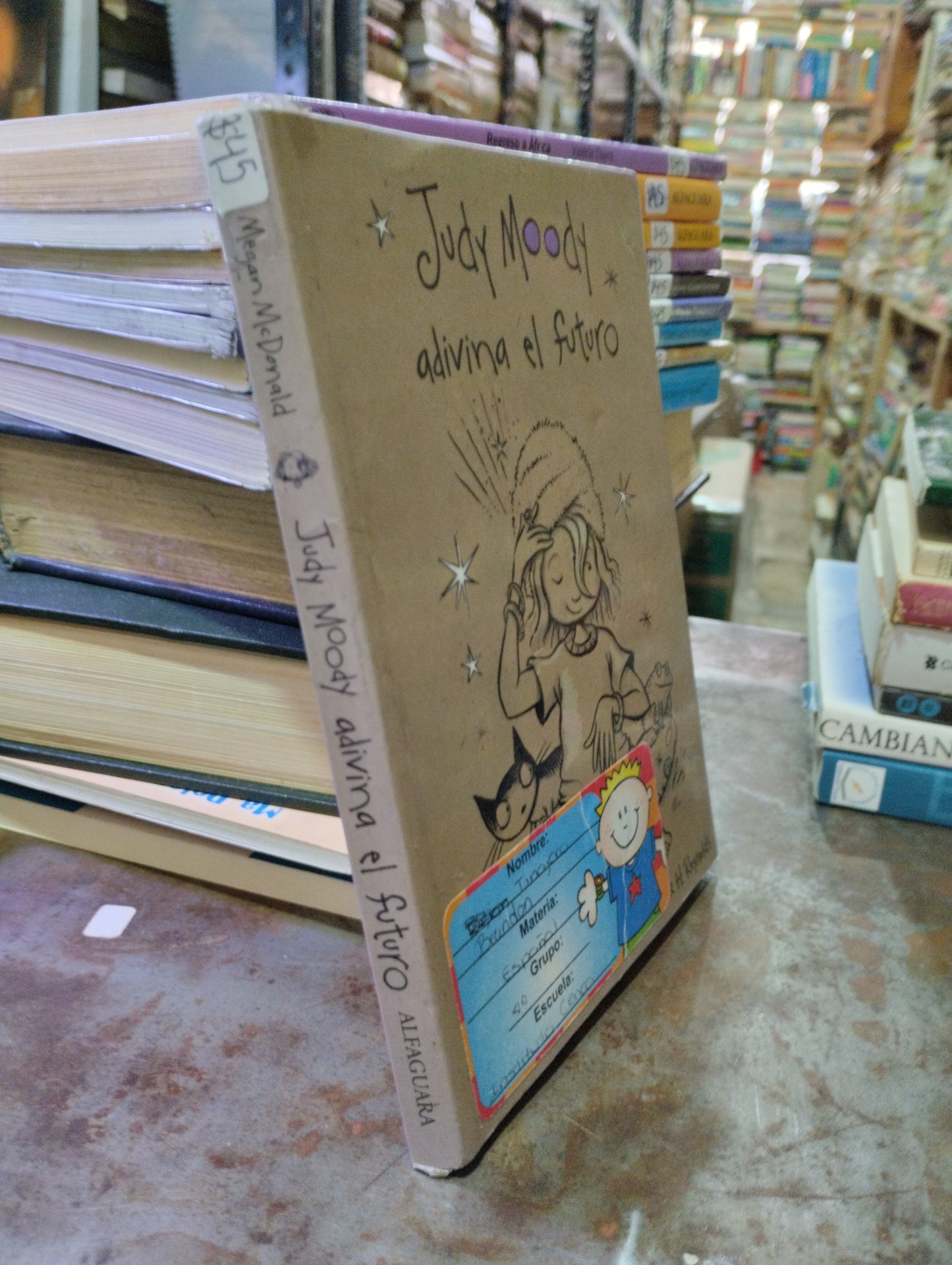 ADIVINA EL FUTURO POR JUDY MOODY USADO INFANTIL ALDAMA