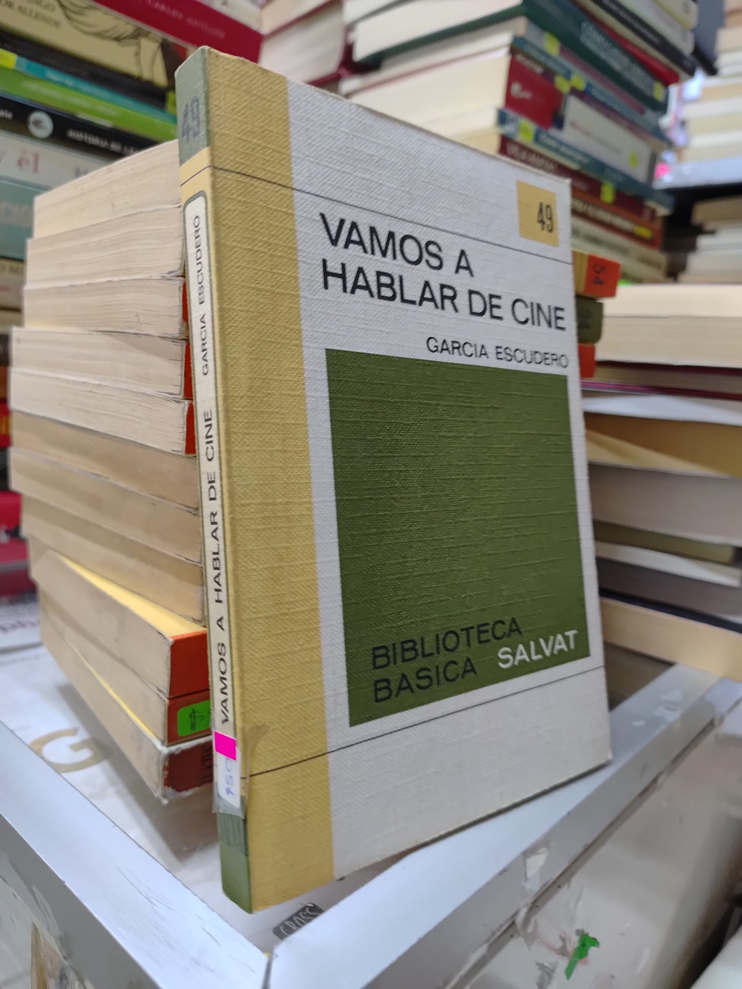 VAMOS A HABLAR DE CINE POR GARCIA ESCUDERO USADO NOVELAS JUAREZ 507